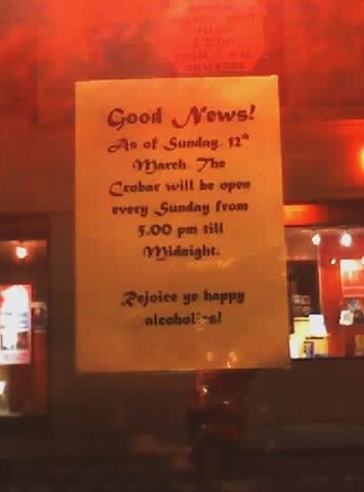 London's crobar opens on Sunday for the first time