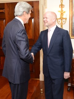 John Kerry and William Hague